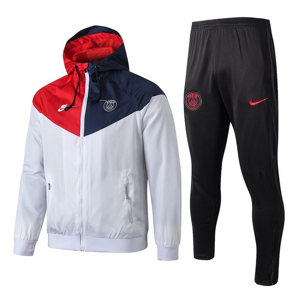 Windjacke Paris Saint Germain Komplett Set 2019-20 Rote Blau Grau Fussballtrikots Günstig